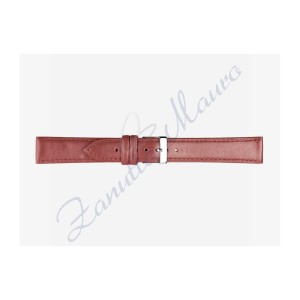 Cinturino 694 in pelle semiribordato 18x16 colore bordeaux