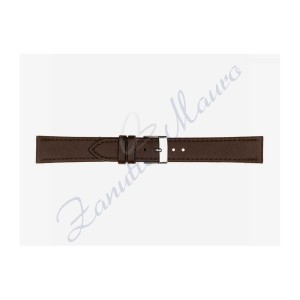 Cinturino 694 in pelle semiribordato 20x16 colore testa di moro