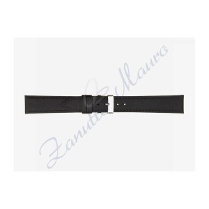 Cinturino 659 in cuoio drake semiribordato 12x10 colore nero