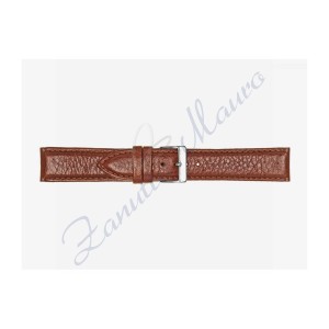 Cinturino 594 in pelle semiribordato 18x16 colore marrone gold