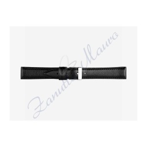 Cinturino 597 in pelle stampa saffiano 22x18 colore nero