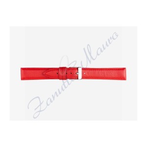 Cinturino 597 in pelle stampa saffiano 22x18 colore rosso
