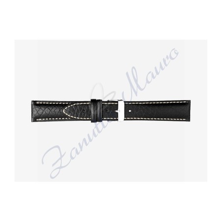 Cinturino 421 in pelle stampa toro 24x20 colore nero