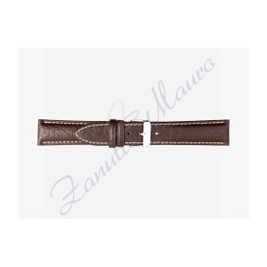 Cinturino 421 in pelle stampa toro 20x18 colore testa di moro