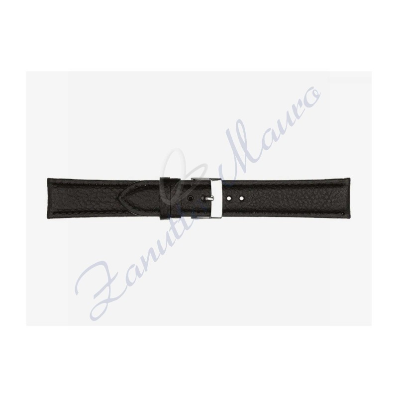 Cinturino 655 in pelle stampa antilope 22x20 colore nero