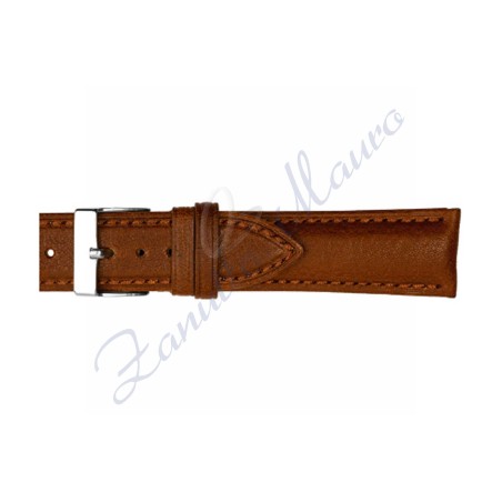 Cinturino 664 in cuoio vegetale 22x18 colore marrone gold