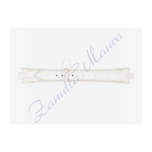 Cinturino 868/D stampa alligatore 21/8x18 colore bianco anche per Breil
