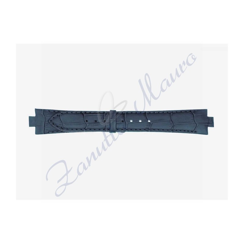 Cinturino 868/D stampa alligatore 21/8x18 colore blu s. anche per Breil