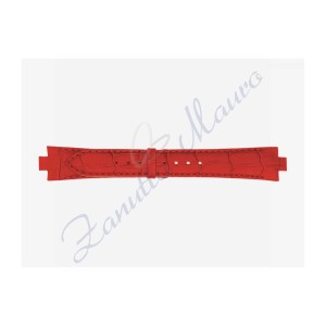 Cinturino 868/D stampa alligatore 21/8x18 colore rosso anche per Breil