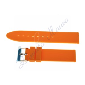 Cinturino in gomma S/046 ansa mm 24 arancione