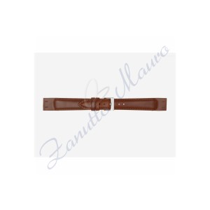 Cinturino 703  in pelle tranciato aperto 8x8 colore marrone gold