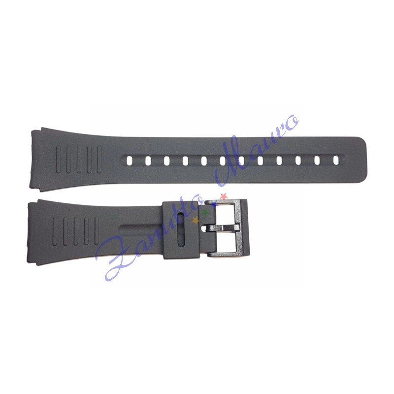 Cinturino in gomma tipo Casio 2209 con fibbia in plastica ansa mm 22
