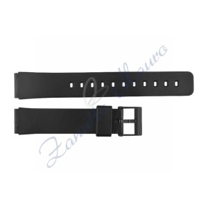 Cinturino in gomma tipo Casio 206P2 con fibbia in plastica ansa mm 16