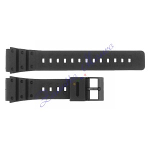 Cinturino in gomma tipo Casio 127F1-72 con fibbia in plastica ansa mm 20