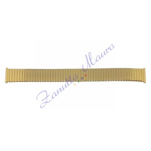 Bracciale elastico GDT2 in acciaio dorato ansa a pompa mm 16/22