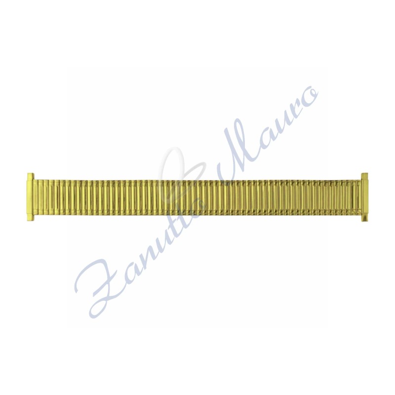 Bracciale elastico GDT5 in acciaio dorato ansa a pompa mm 10/14