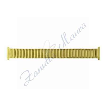 Bracciale elastico GDT5 in acciaio dorato ansa a pompa mm 16/22