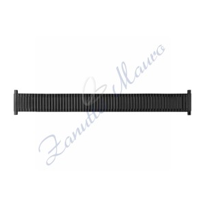 Bracciale elastico GDT5 in acciaio brunito ansa a pompa mm 16/22