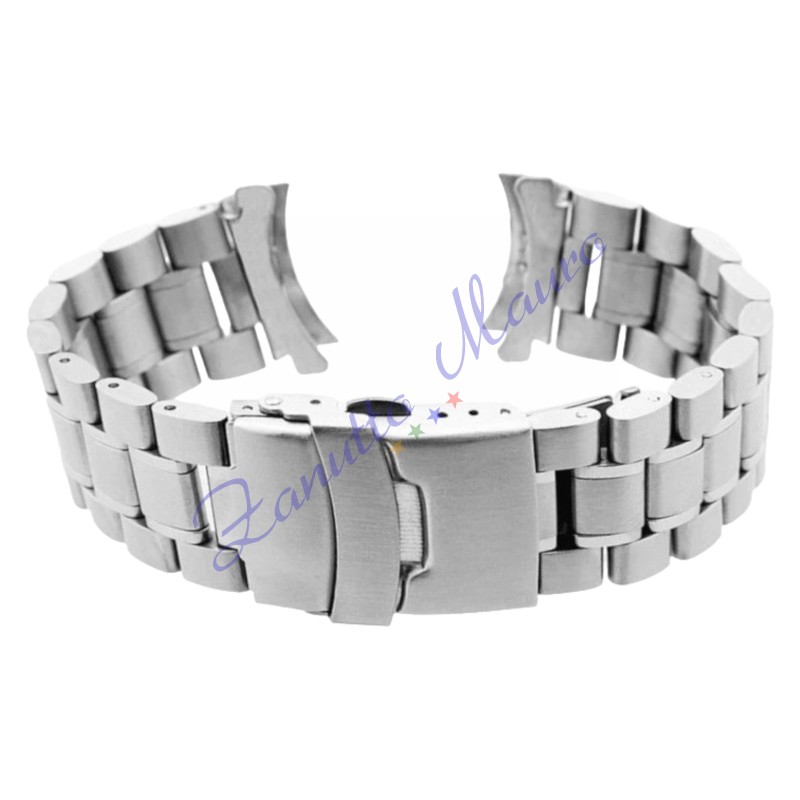 Bracciale GD017 in acciaio solido ansa curva mm 22