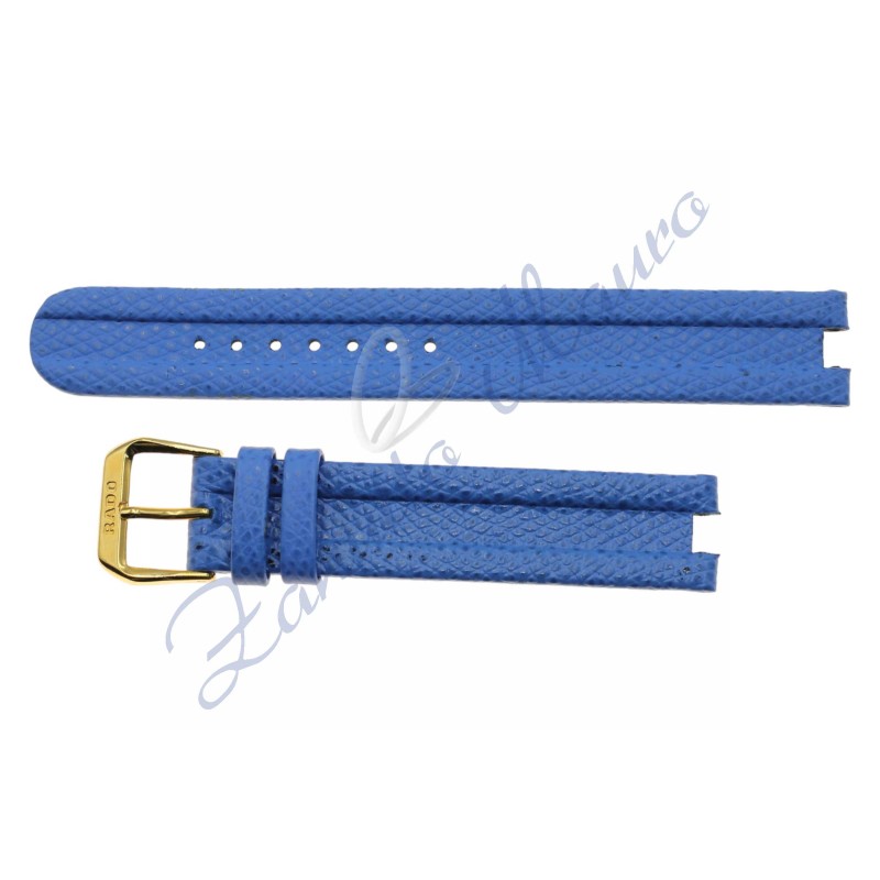 Cinturino Rado 08678 blu lunghezza dei 2 pezzi  cm 11,5/7,5 ansa mm16