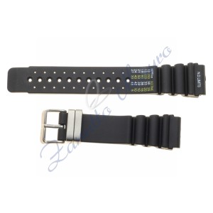 Cinturino CTZ-20 tipo Aqualand in gomma colore nero ansa mm 20
