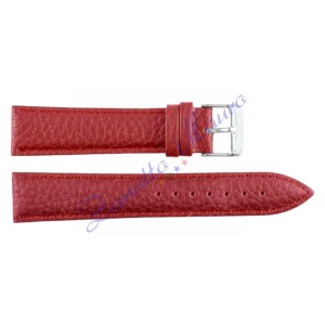 Cinturino stampa toro 205 imbottito colore rosso ansa mm 18