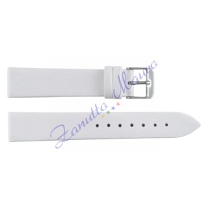 Cinturino in pelle liscia 701 colore bianco ansa mm  8
