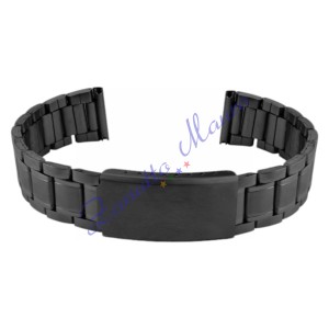 Bracciale GD7015 in acciaio brunito ansa mm 16