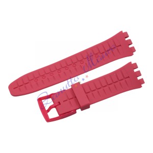 Cinturino in silicone per Swatch ansa mm 20 colore rosa antico