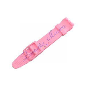 Cinturino in silicone per Swatch ansa mm 19 colore rosa