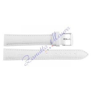 Cinturino stampa cocco piatto 1307XL colore bianco ansa mm 14