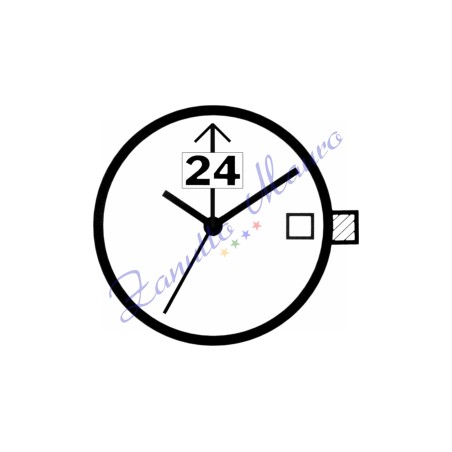 Movimento Citizen B877 completo di accumulatore