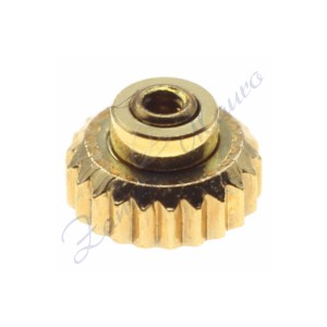 Corona  Lorenz anti polvere in acciaio dorato diametro 4,0 A1,5 P0,90