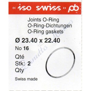 OR Standard ISO016 busta 2 pz Diam.int. 22.40 sezione 0.50