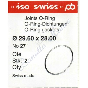 OR Standard ISO027 busta 2 pz Diam.int. 28.00 sezione 0.80