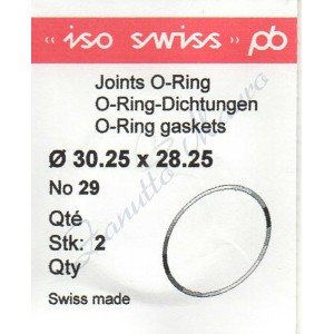 OR Standard ISO029 busta 2 pz Diam.int. 28.25 sezione 1.00