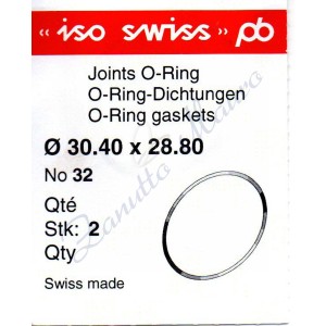 OR Standard ISO032 busta 2 pz Diam.int. 28.80 sezione 0.80