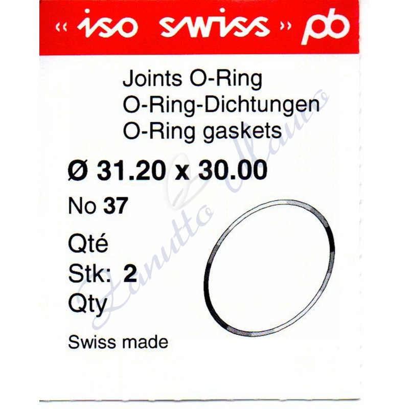 OR Standard ISO037 busta 2 pz Diam.int. 30.00 sezione 0.60