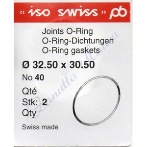 OR Standard ISO040 busta 2 pz Diam.int. 30.50 sezione 1.00