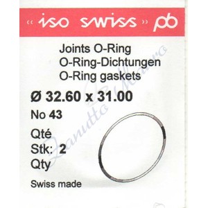 OR Standard ISO043 busta 2 pz Diam.int. 31.00 sezione 0.80