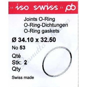 OR Standard ISO053 busta 2 pz Diam.int. 32.50 sezione 0.80