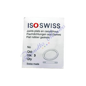 Guarnizioni Flat IsoSwiss 101 16,80x15,40 h 0,50 busta da 3 pezzi