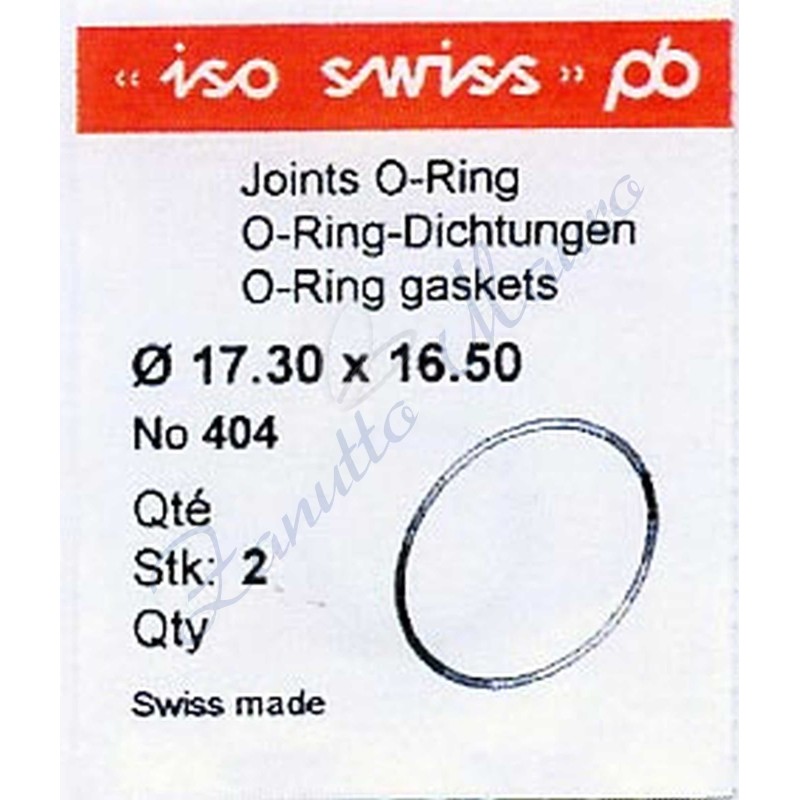 O-Ring Quartz ISO436 busta 2 pz Diam.int. 27.50 sezione 0,60