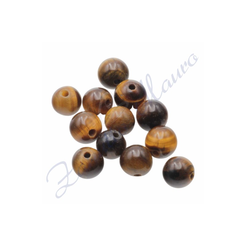 Sfere occhio di tigre diametro mm 6