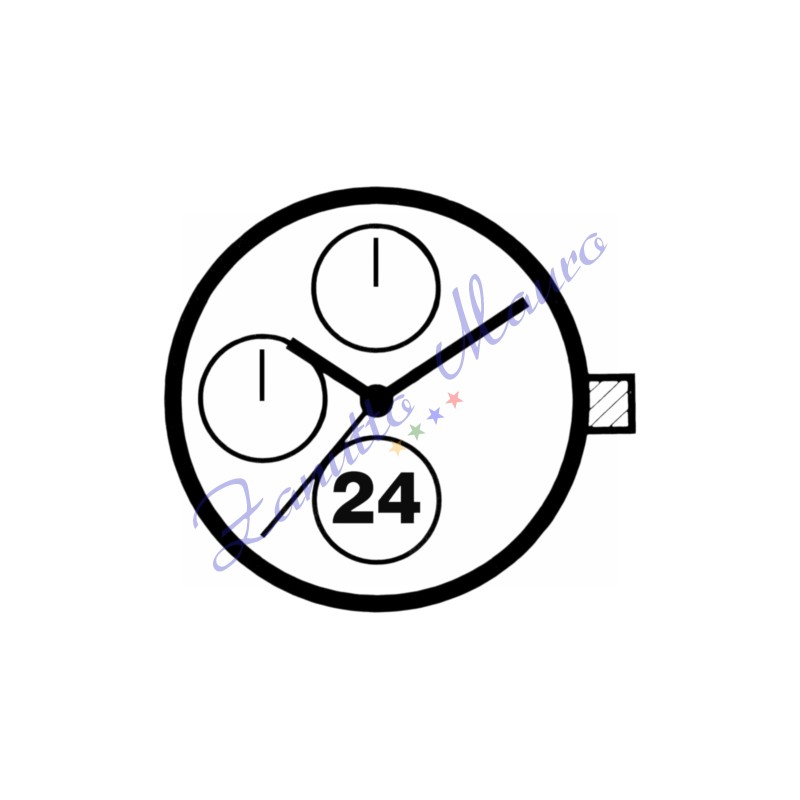 Movimento Miyota 6P77 24 ore multifunzione