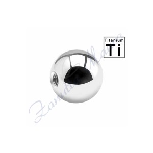 Sfera pallina in titaniomm 1,2x5