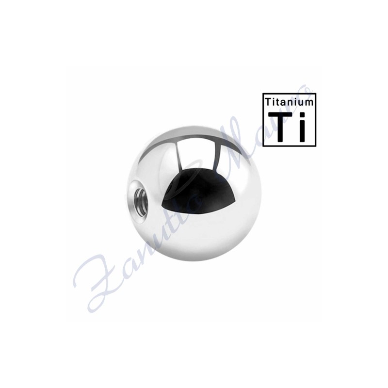 Sfera pallina in titaniomm 1,6x4