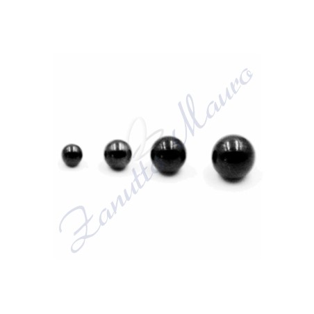 Sfera pallina mm 1,2x5 in acciaio 316L brunito