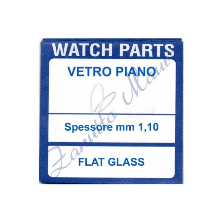 Vetro minerale piano spessore mm 1,10 diametro 230