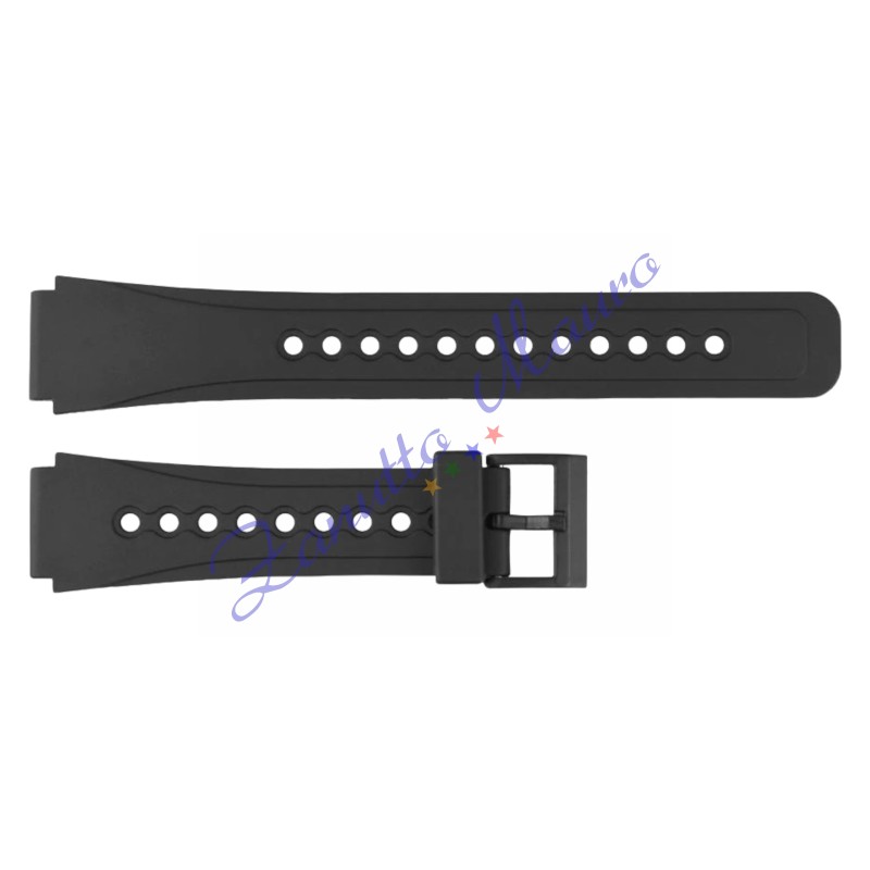 Cinturino in gomma tipo Casio 3120 con fibbia in plastica ansa mm 20